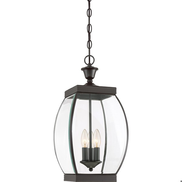 Quoizel Oasis 3-Light Medici Bronze Mini Pendant OAS1509Z - main